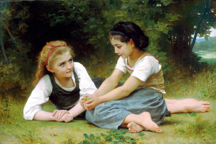  阿道夫·布格罗 Adolphe Bouguereau —— 核果收集者